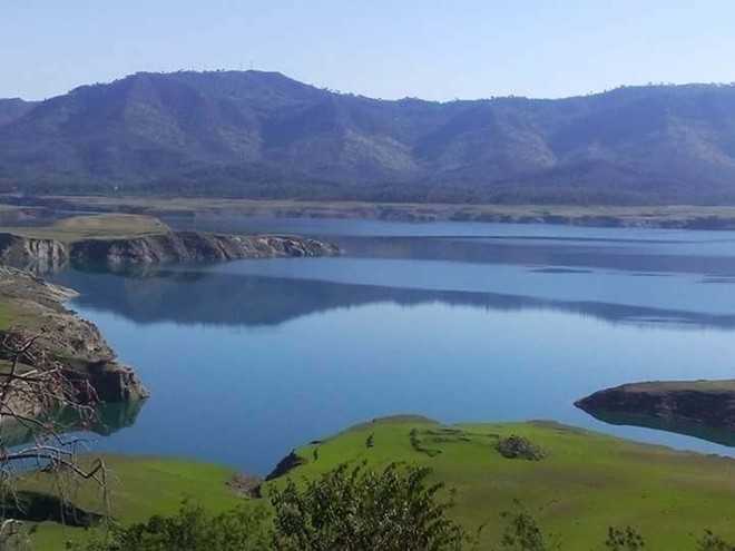 Fishing at Gobind Sagar Lake